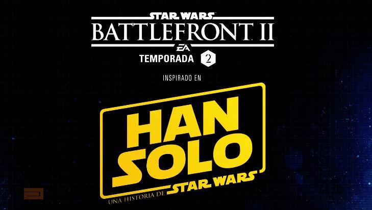 E3 2018: Electronic Arts, Star wars Battlefront 2, su expansión sobre Han solo.