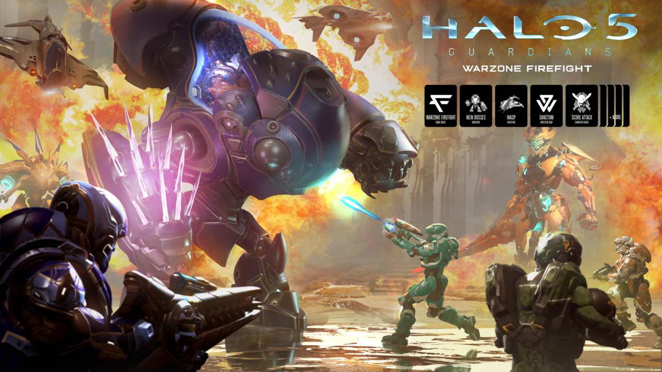Ya disponible Warzone Firefight para Halo 5: Guardians, la última y mas grande actualización gratuita que recibirá el título de 343 Industries