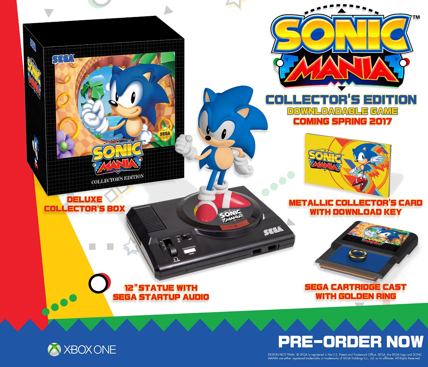 La edición americana de Sonic Mania Collector’s Edition llegará a Europa.