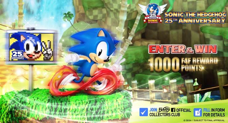 First 4 Figures anuncia la figura por el 25 aniversario de Sonic the Hedgehog